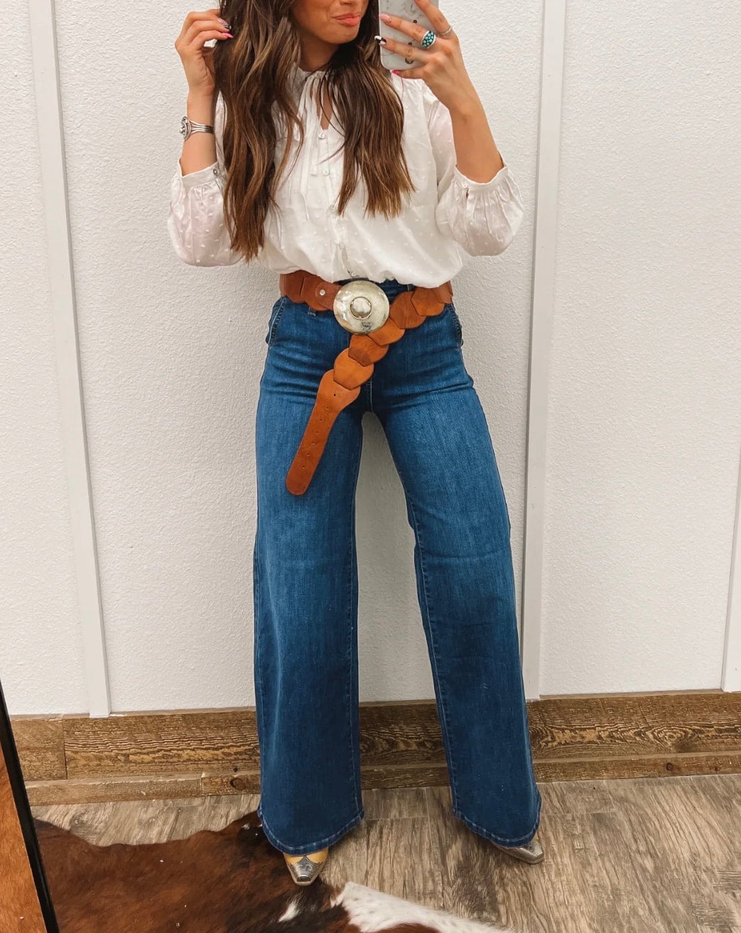 Wide leg western jeans clearance